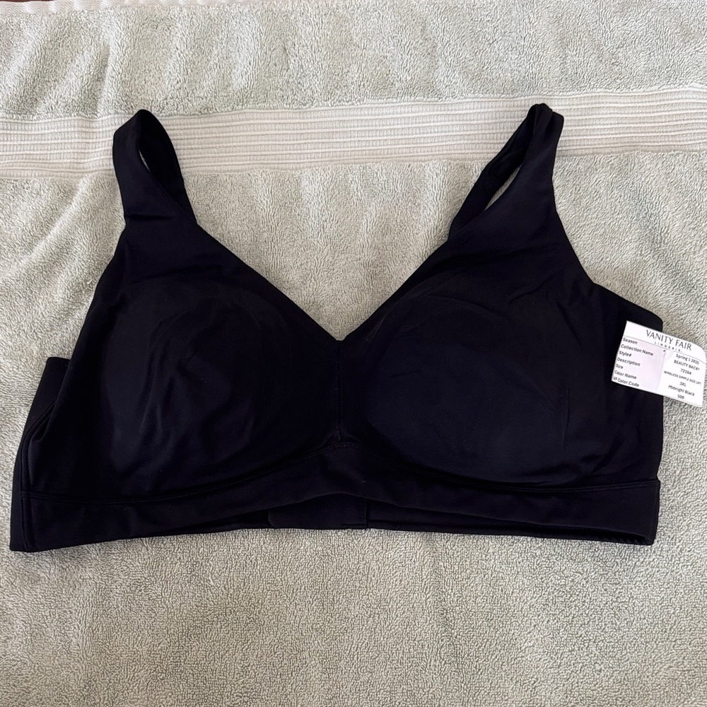 Vanity Fair Women's Elegant Black Bra